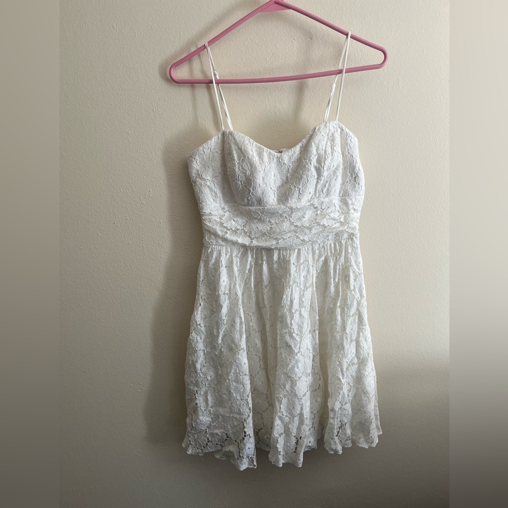 Speechless Floral Lace Dress